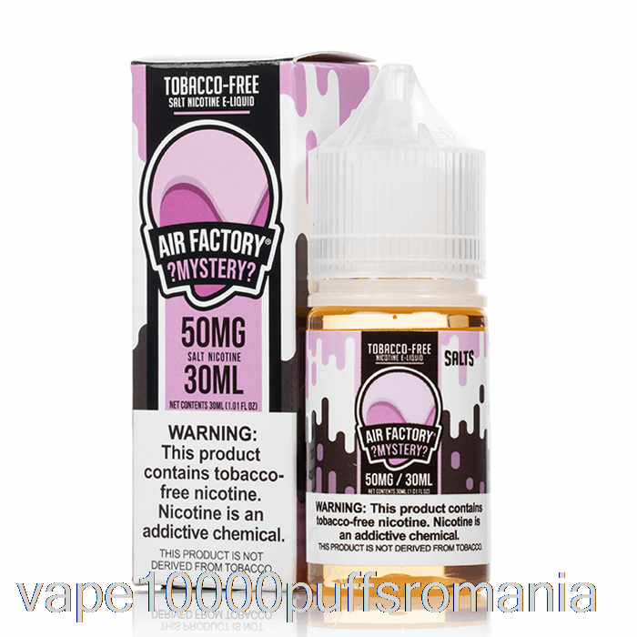 Vape Romania Mystery Saruri - Air Factory Sintetice - 30ml 36mg
